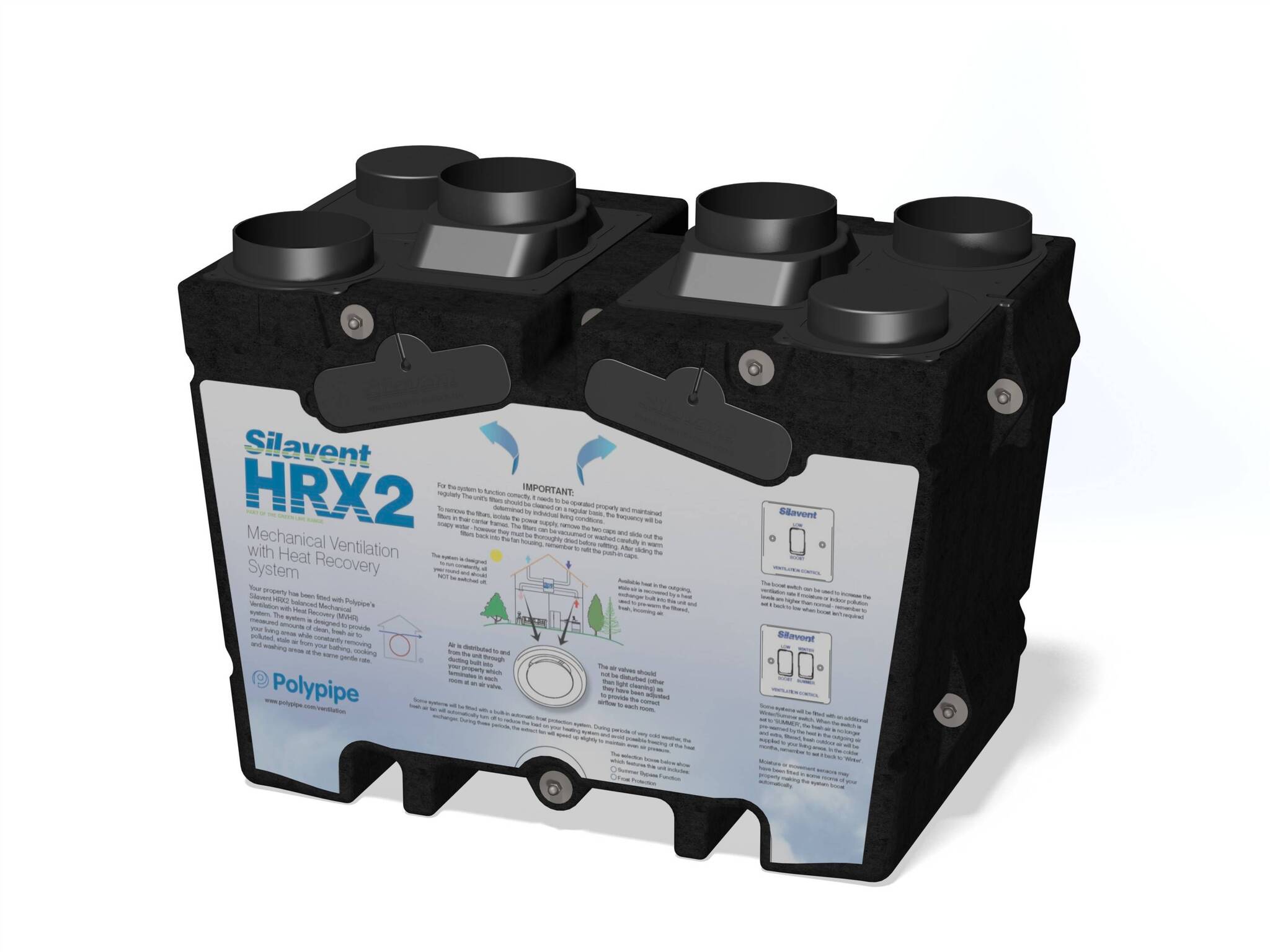 Polypipe Ventilation Launches New Silavent MVHR Unit with SAP Q-Topping Efficiency