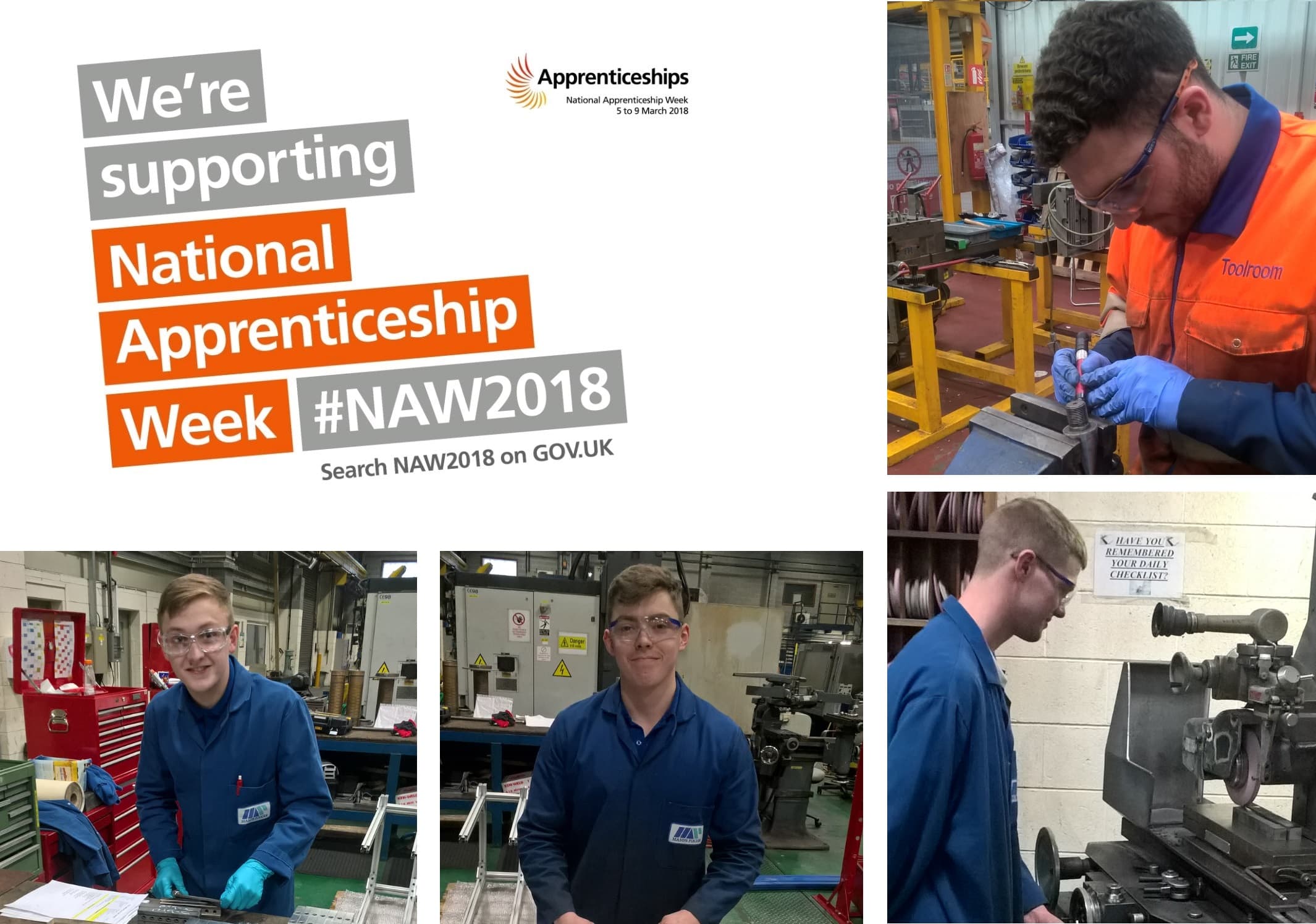 National Apprenticeship Week 2018 We are supporting National Apprenticeship Week #NAW18