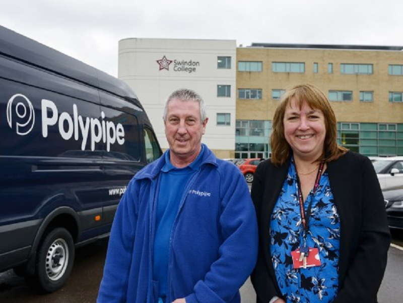 Polypipe helps Swindon College get back in the flow following fire