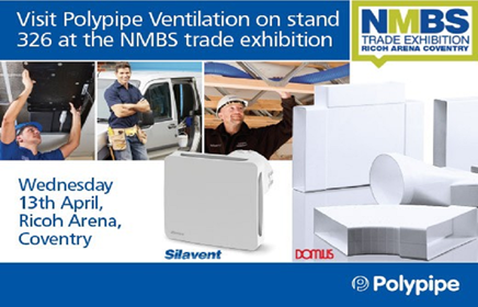 Polypipe Ventilation to Exhibit at NMBS Exhibition 2016