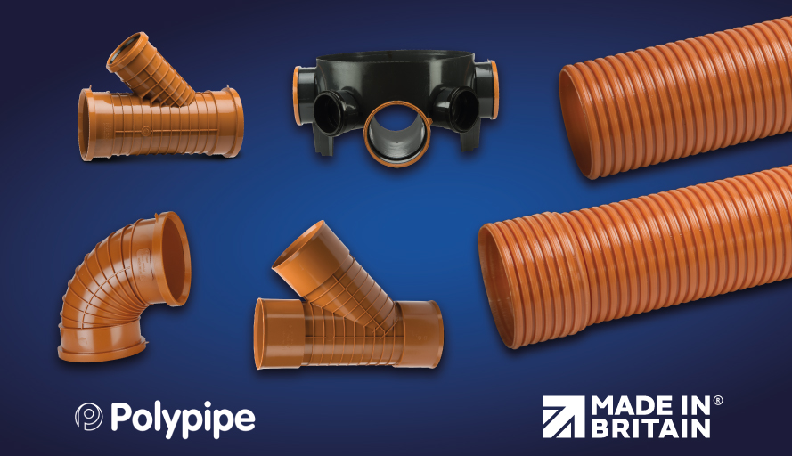Polysewer Structured Wall Gravity Sewer Pipes and Fittings