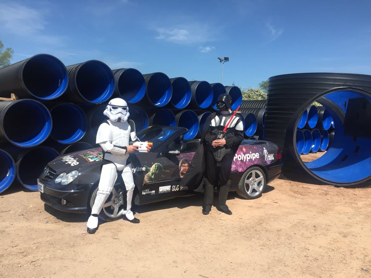 Polypipe takes to the road for sixth annual charity race in a bid to raise £100,000 for Prostate Cancer UK