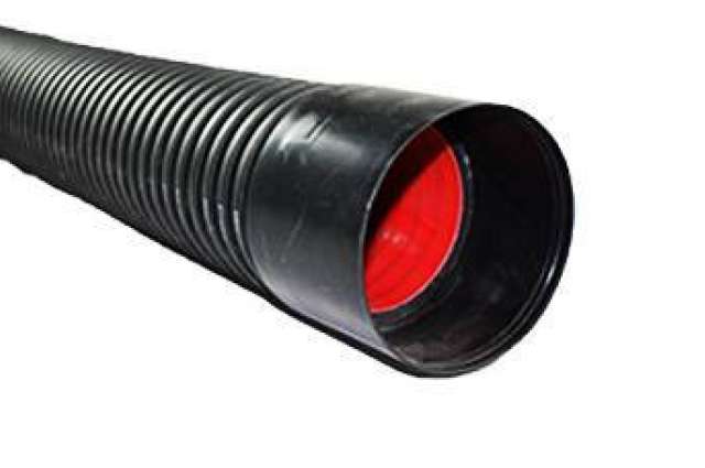 100mm x 3m Black Ridgiduct Power HV ENATS 12-24 